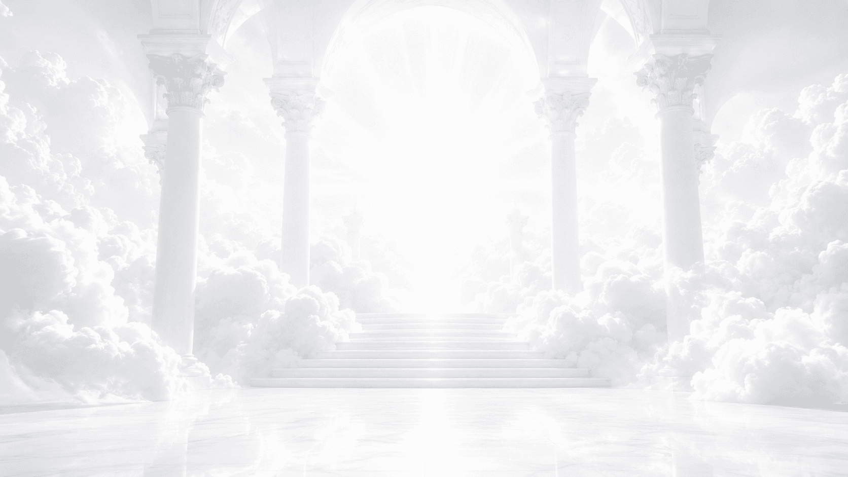 OUTLINE campaign imagery — heaven set, pale light and open sky